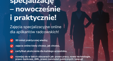 Zajęcia specjalizacyjne dla aplikantów radcowskich