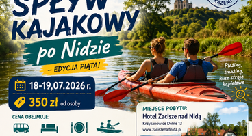 Integracyjny spływ kajakowy 18-19.07.2026