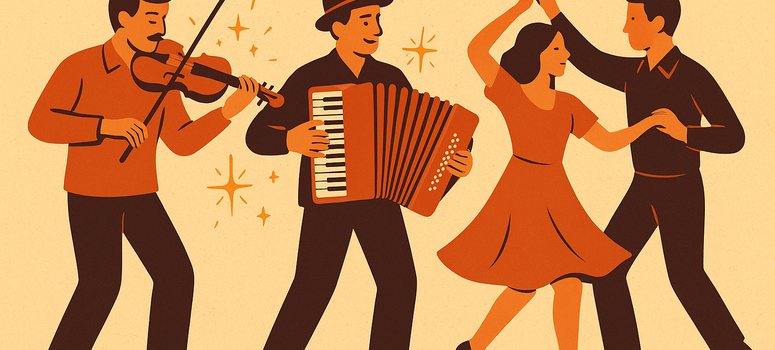 Klub Radcy Prawnego zaprasza: "Iskry tańca na skrzypce i akordeon z tańcem na żywo" - 6.09.2025