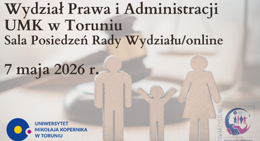 Konferencja: „Wysłuchanie dziecka w postępowaniach sądowych – aspekty prawne i psychologiczne” - 7.05.2026