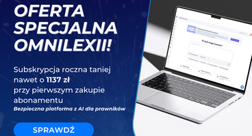 Preferencyjne warunki zakupu rocznego abonamentu platformy Legal Intelligence