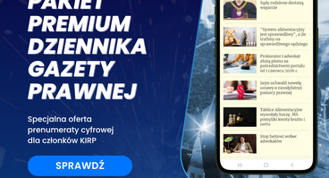 Specjalna oferta prenumeraty cyfrowej dla członków KIRP – Pakiet PREMIUM eDGP