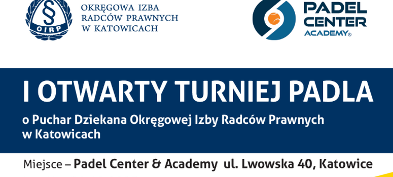 I Otwarty Turniej Padla o  Puchar Dziekana OIRP w Katowicach - 4.10.2025