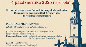  46. Ogólnopolska Pielgrzymka Prawników na Jasną Górę - 4.10.2025 r.