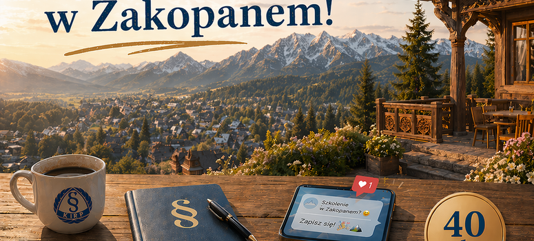 Zapraszamy na szkolenie w Zakopanem - zapisy do 30.04.2026