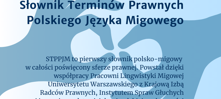 Słownik Terminów Prawnych Polskiego Języka Migowego!