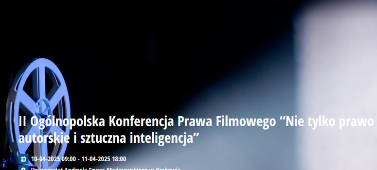 Ogólnopolska Konferencja Prawa Filmowego - 11.04.2025