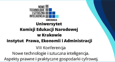 VIII Konferencja Nowe Technologie i Sztuczna Inteligencja - online 23-24.10.2026