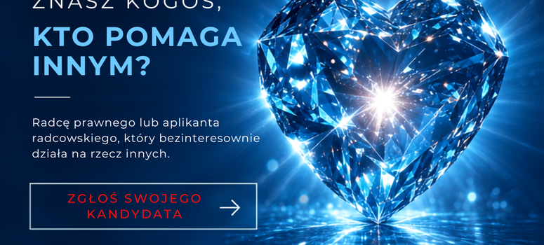 Nowa odsłona „Kryształowego Serca Radcy Prawnego” – XVIII edycja konkursu
